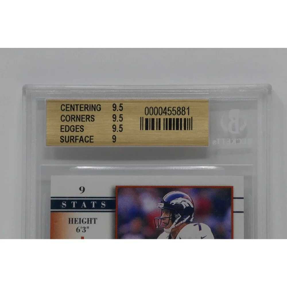 2000 Donruss Pref Graded Series 1 of 1125 #9 John Elway Beckett 9.5 GEM MINT